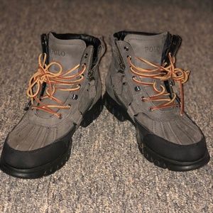 Polo Ralph Lauren Dark Grey Ankle Boots